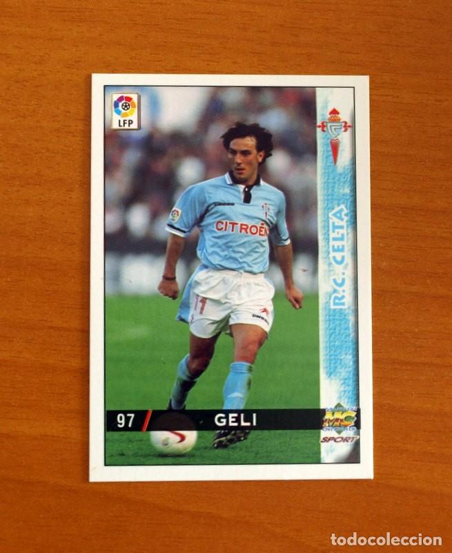 Cromos de F&uacute;tbol: Celta de Vigo - N&ordm; 97 Geli - Baja - Mundicromo Las Fichas de la Liga 1998-1999-98-99