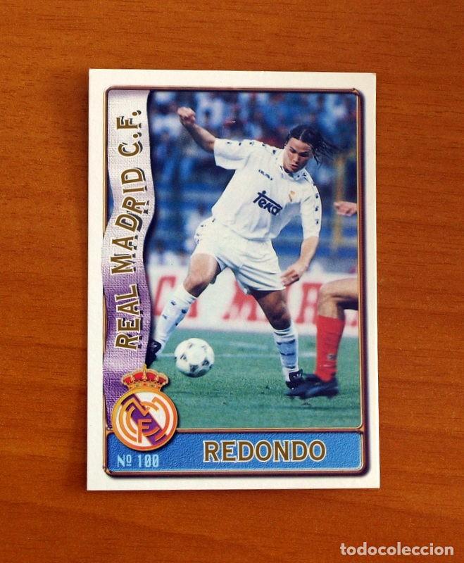 Cromos de F&uacute;tbol: Real Madrid -N&ordm; 100 Redondo -Mundicromo Las Fichas de la Liga de F&uacute;tbol 1996-1997-96-97