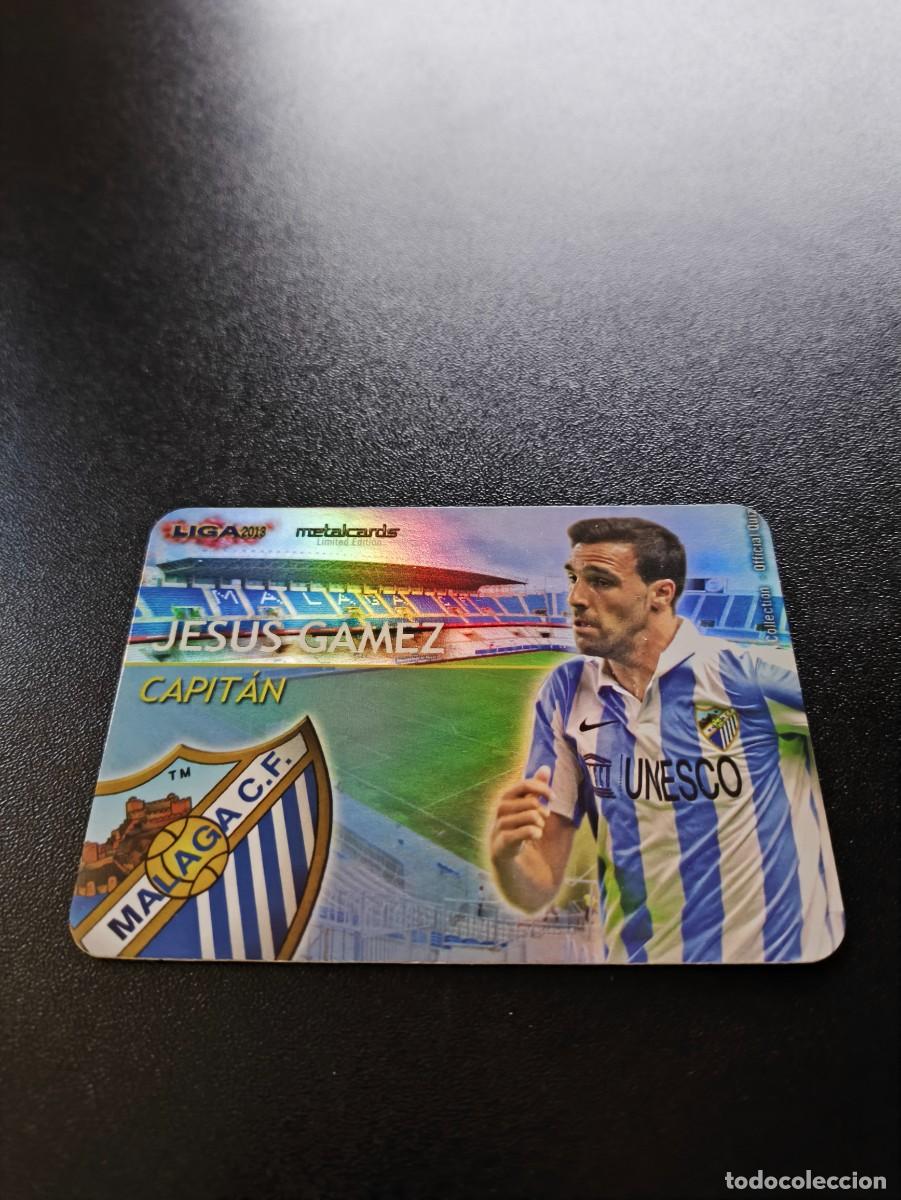 Cartes &agrave; collectionner de Football: 4 /20 JESUS GAMEZ MALAGA BRILLO LISO CAPITAN MUNDICROMO LIGA 2012 2013 12 13 NO PANINI ESTE