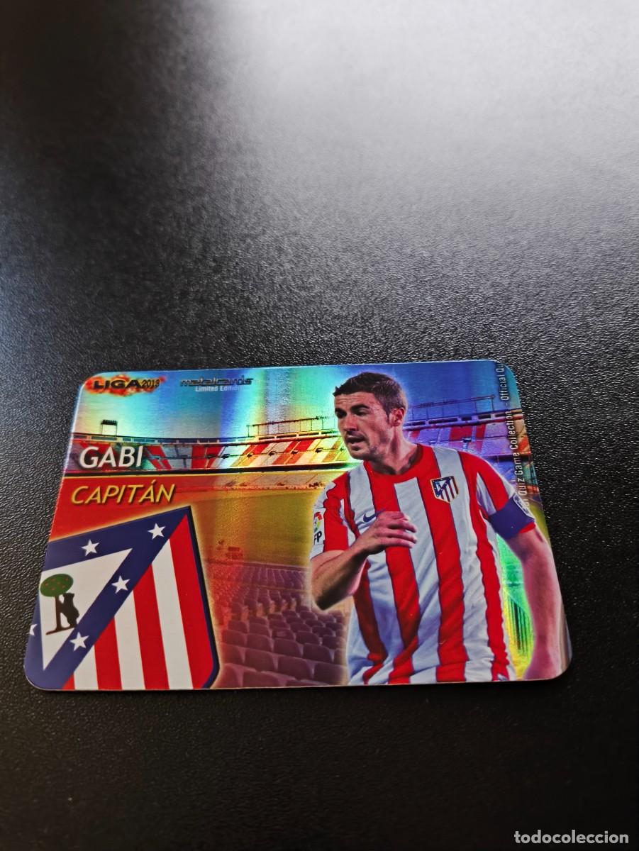 Cartes &agrave; collectionner de Football: 5 /20 GABI ATLETICO DE MADRID FONDO RAYAS CAPITAN MUNDICROMO LIGA 2012 2013 12 13 NO PANINI ESTE