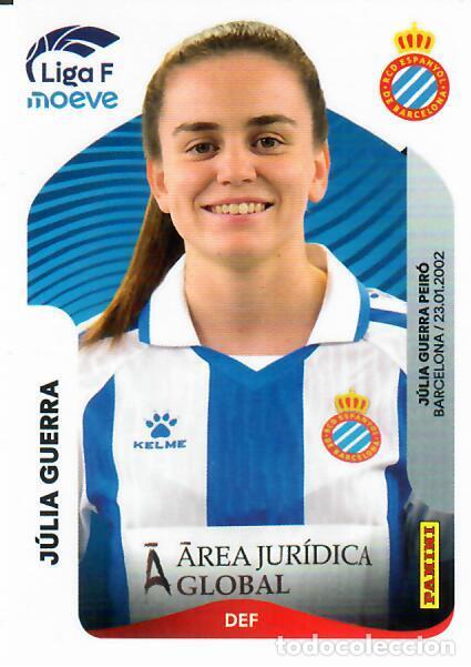 Cartes &agrave; collectionner de Football: CROMO PANINI LIGA FEMENINA F 2025-26 (25 - 26) - N&ordm; 191 - J&Uacute;LIA GUERRA - ESPANYOL