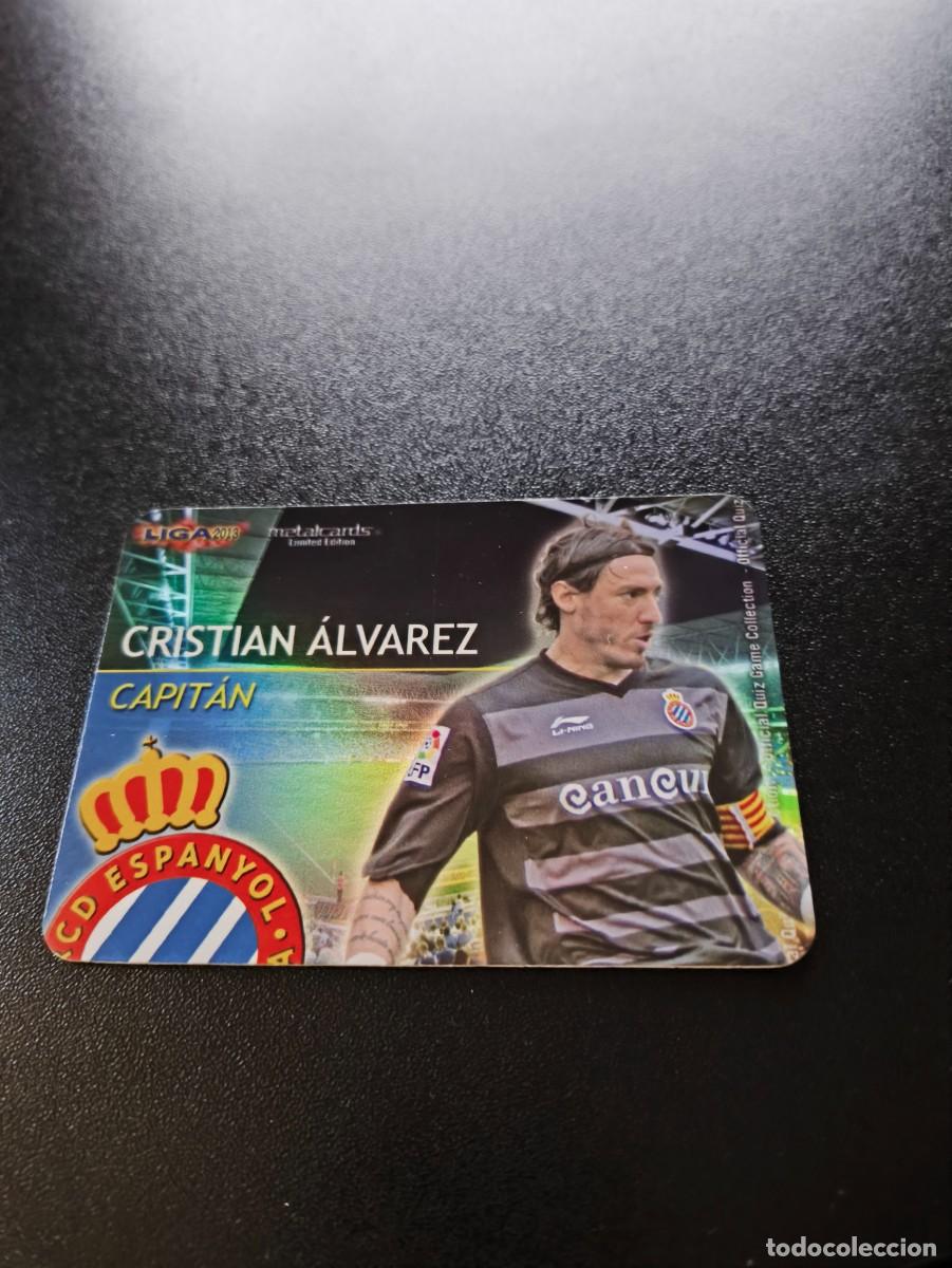 Cromos de F&uacute;tbol: 14 /20 CRISTIAN ALVAREZ ESPANYOL BRILLO LISO CAPITAN MUNDICROMO LIGA 2012 2013 12 13 NO PANINI ESTE