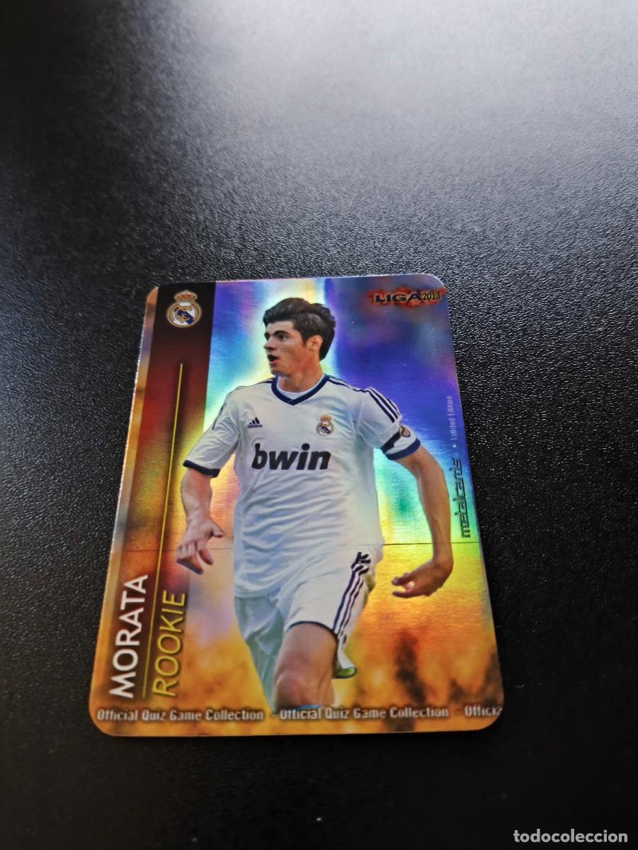 Cartes &agrave; collectionner de Football: 1 /4 MORATA REAL MADRID FONDO RAYAS ROOKIE CARD MUNDICROMO LIGA 2012 2013 12 13 NO PANINI ESTE