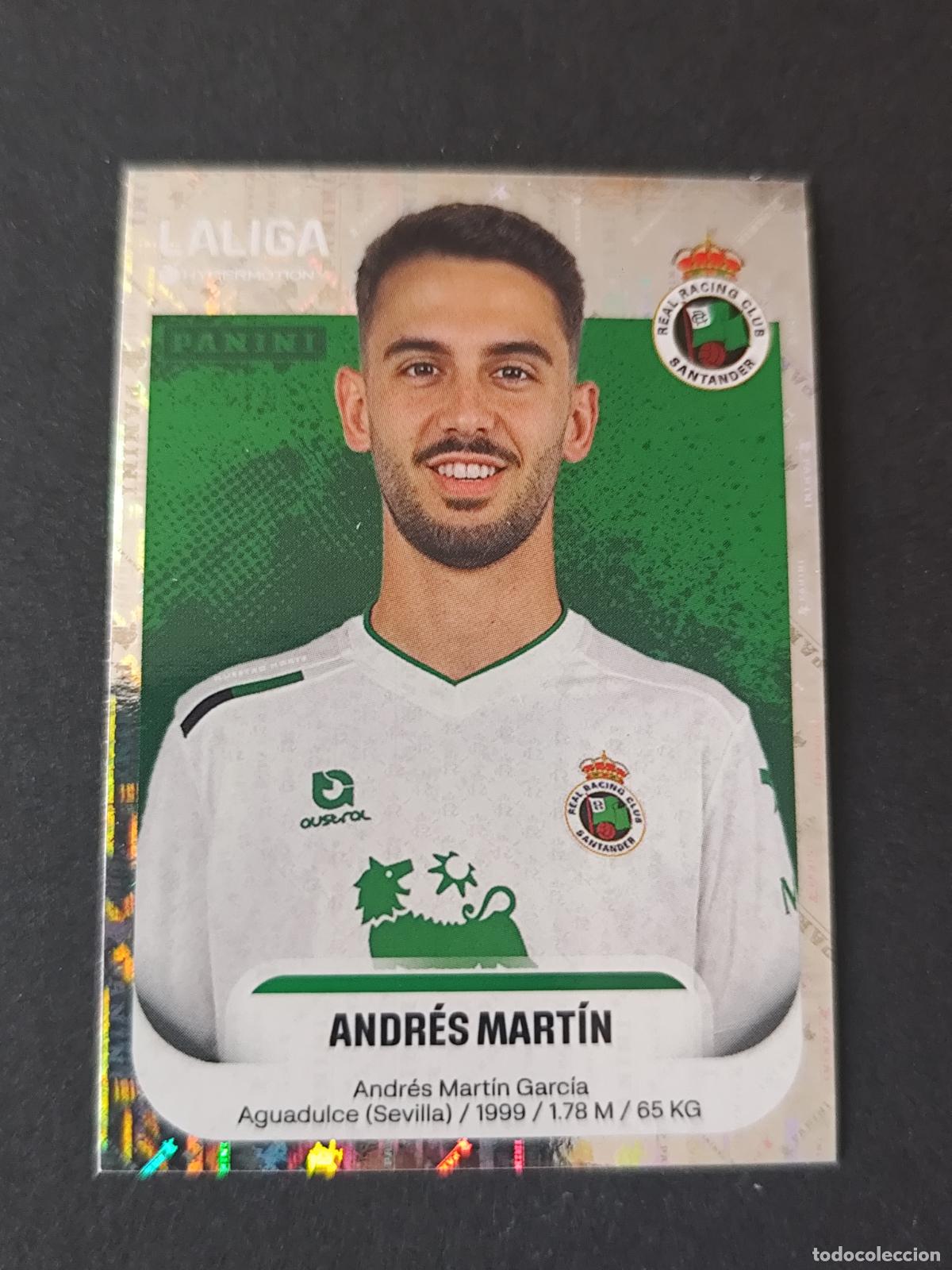 Cartes &agrave; collectionner de Football: 340 ANDR&Eacute;S MART&Iacute;N RACING SANTANDER SEGUNDA 2&ordf; DIVISI&Oacute;N LIGA HYPERMOTION 2025 2026 25 26