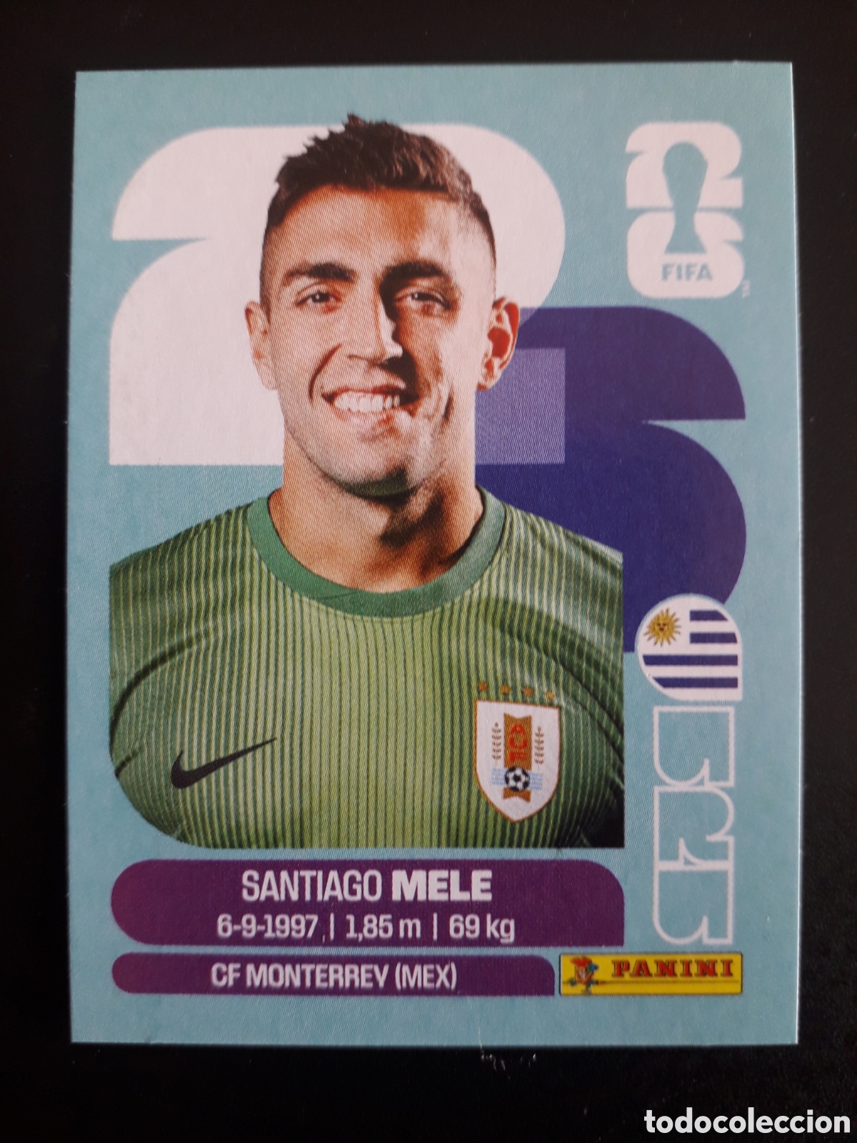 Cromos de F&uacute;tbol: MELE URUGUAY URU 3 MUNDIAL F&Uacute;TBOL 2026 FIFA WORLD CUP PANINI SIN PEGAR PEDIDO M&Iacute;NIMO 3&euro;.