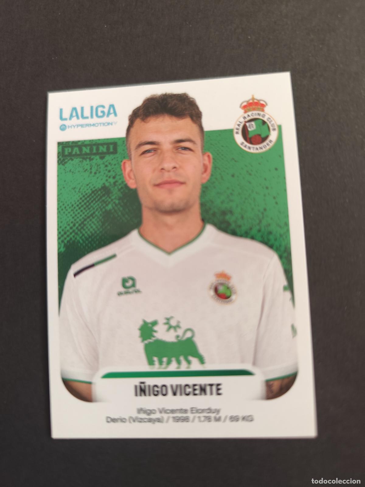 Cromos de F&uacute;tbol: 339 I&Ntilde;IGO VICENTE RACING SANTANDER SEGUNDA 2&ordf; DIVISI&Oacute;N LIGA HYPERMOTION 2025 2026 25 26 PEDIDO M&Iacute;NIM