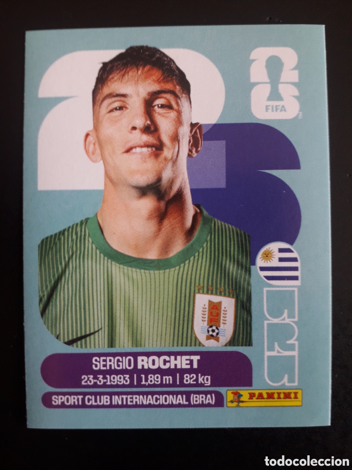 Cromos de F&uacute;tbol: ROCHET URUGUAY URU 2 MUNDIAL F&Uacute;TBOL 2026 FIFA WORLD CUP PANINI SIN PEGAR PEDIDO M&Iacute;NIMO 3&euro;