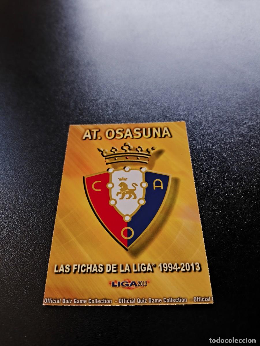 Cromos de F&uacute;tbol: 163 ESCUDO MATE OSASUNA MUNDICROMO LIGA 2012 2013 12 13 NO PANINI ESTE