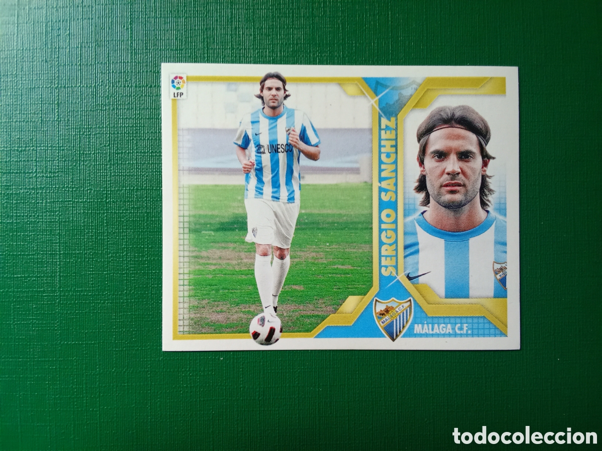 Cromos de F&uacute;tbol: SERGIO SANCHEZ MALAGA FICHAJE 12 LIGA ESTE 2011 2012 11-12 SIN PEGAR