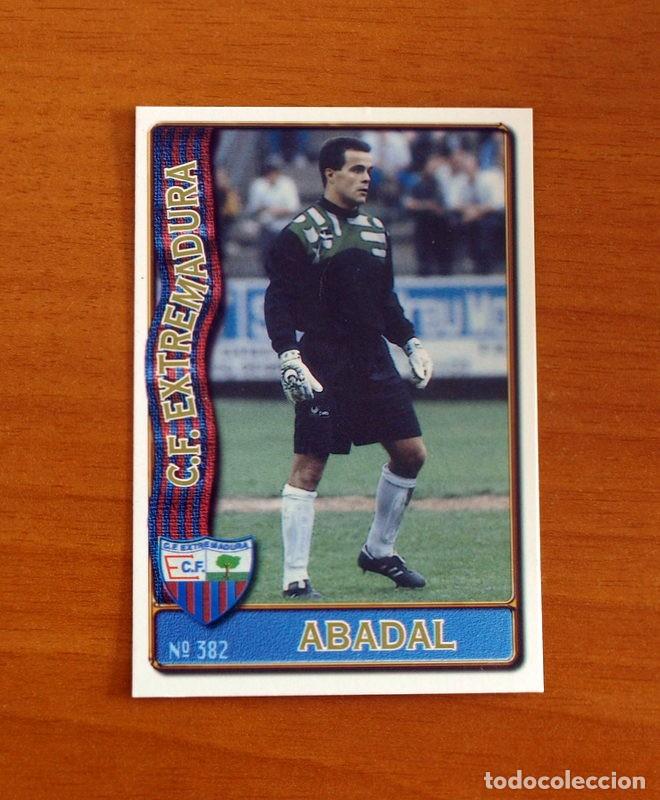 Cromos de F&uacute;tbol: Extremadura -N&ordm; 382 Abadal -Mundicromo Las Fichas de la Liga de F&uacute;tbol 1996-1997-96-97
