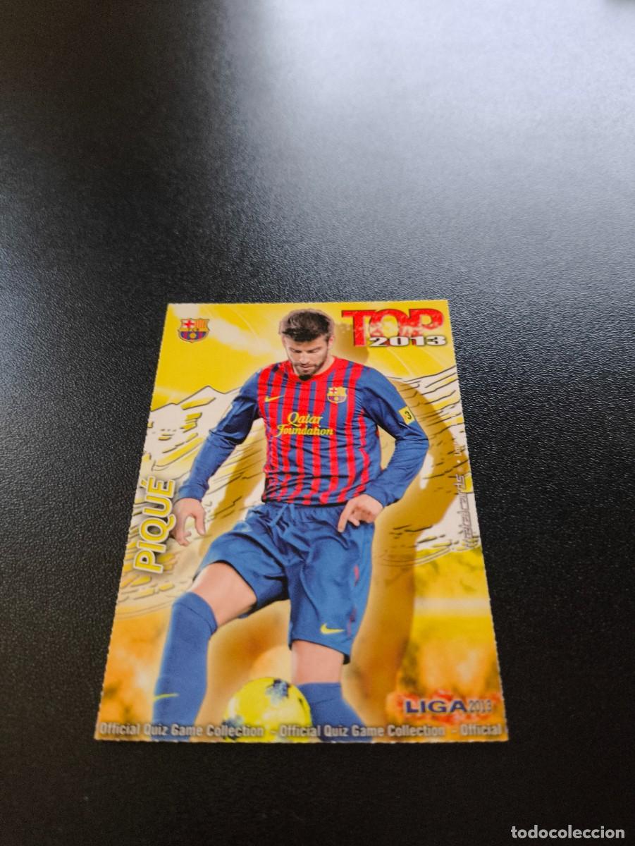 Cartes &agrave; collectionner de Football: 569 PIQUE BARCELONA TOP DORADO MATE MUNDICROMO LIGA 2012 2013 12 13 NO PANINI ESTE