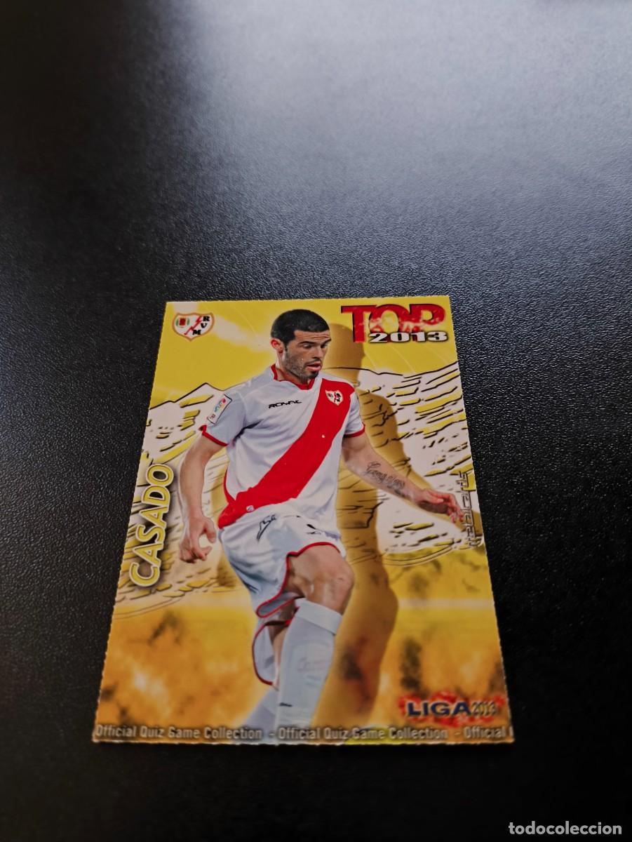 Cromos de F&uacute;tbol: 584 CASADO RAYO VALLECANO TOP DORADO MATE MUNDICROMO LIGA 2012 2013 12 13 NO PANINI ESTE