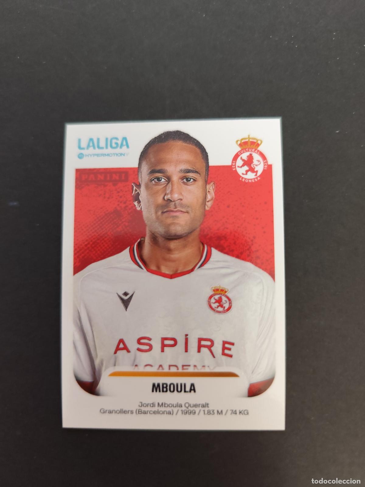 Cromos de F&uacute;tbol: 168 A MBOULA CULTURAL LEONESA SEGUNDA 2&ordf; DIVISI&Oacute;N LIGA HYPERMOTION 2025 2026 25 26 PEDIDO M&Iacute;NIMO 2&euro;