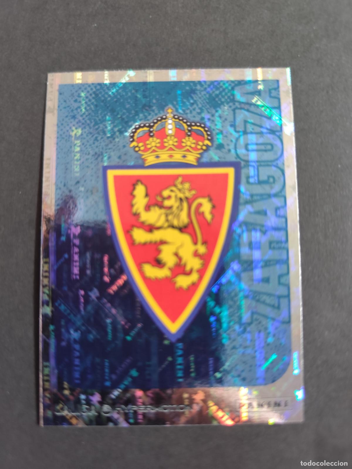 Cromos de F&uacute;tbol: 401 ESCUDO ZARAGOZA SEGUNDA 2&ordf; DIVISI&Oacute;N LIGA HYPERMOTION 2025 2026 25 26 PEDIDO M&Iacute;NIMO 2&euro;