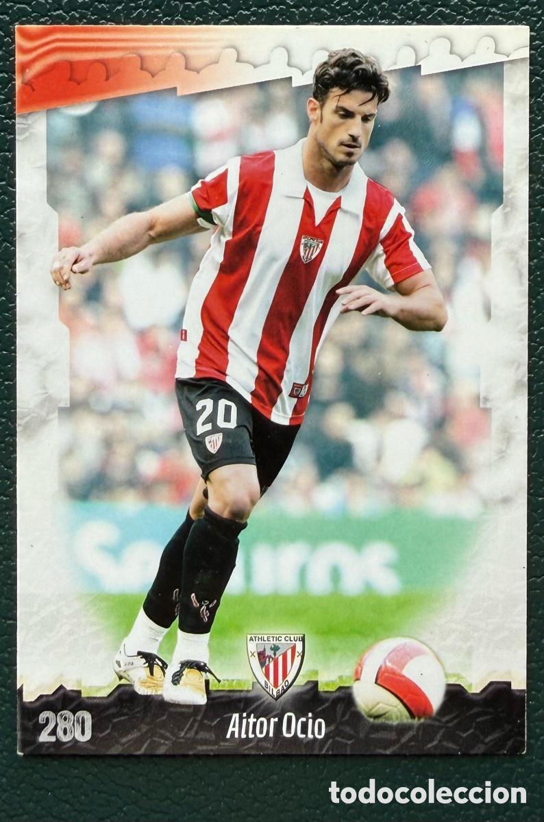 Cromos de F&uacute;tbol: 280 AITOR OCIO ERROR ATHLETIC DE BILBAO FICHAS ALBUM MUNDICROMO 2008 2009 08 09