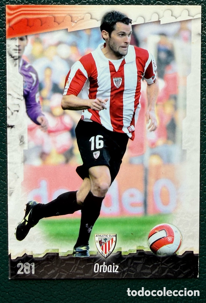 Cromos de F&uacute;tbol: 281 ORBAIZ ERROR ATHLETIC DE BILBAO FICHAS ALBUM MUNDICROMO 2008 2009 08 09