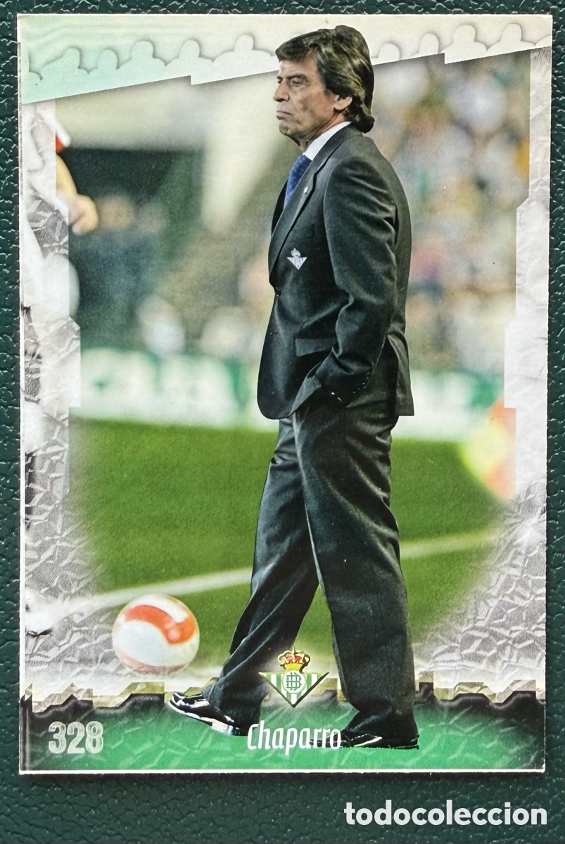Fu&szlig;ball-Sticker: 328 CHAPARRO REAL BETIS FICHAS ALBUM MUNDICROMO 2008 2009 08 09