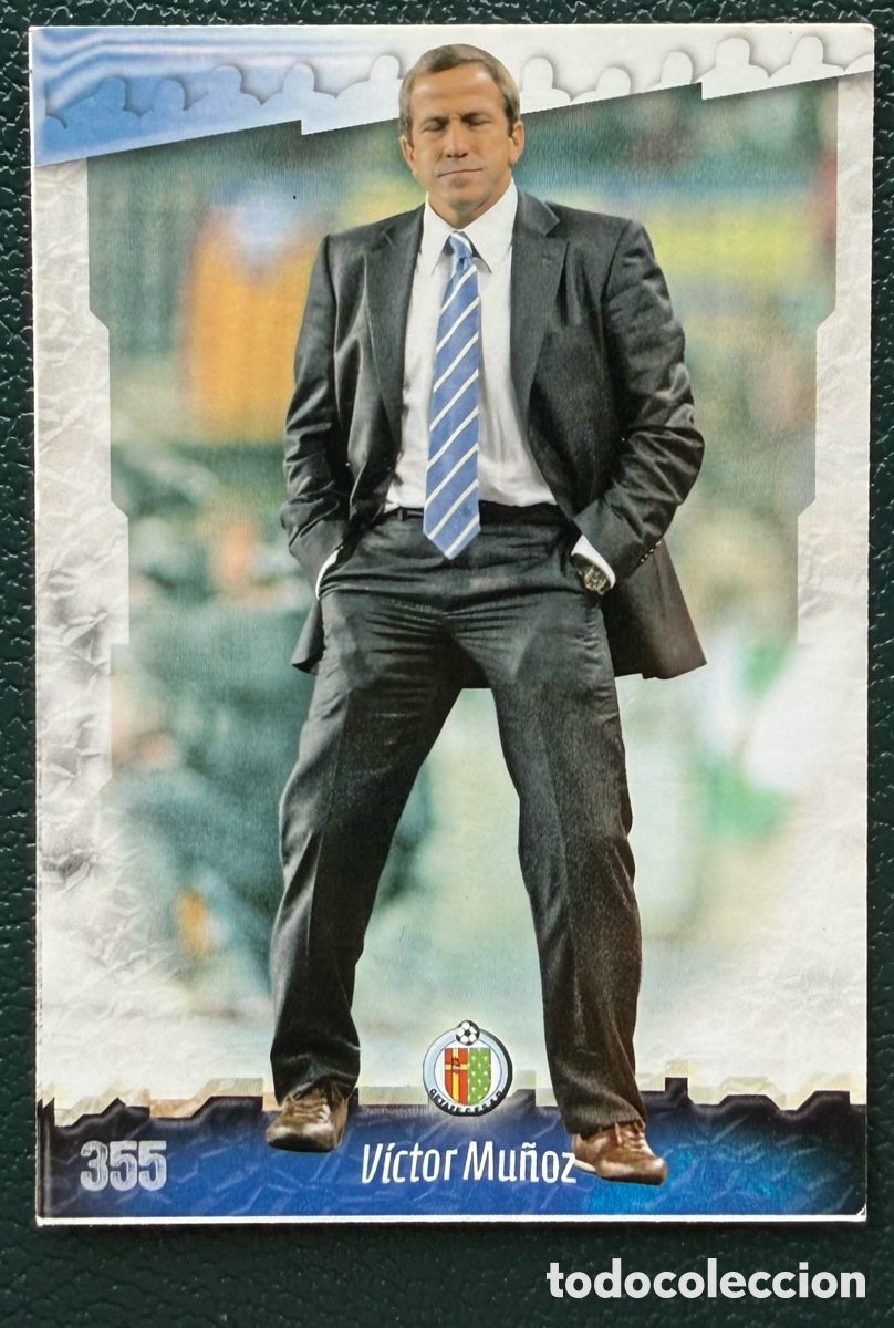 Football Stickers: 355 VICTOR MU&Ntilde;OZ GETAFE CF FICHAS ALBUM MUNDICROMO 2008 2009 08 09