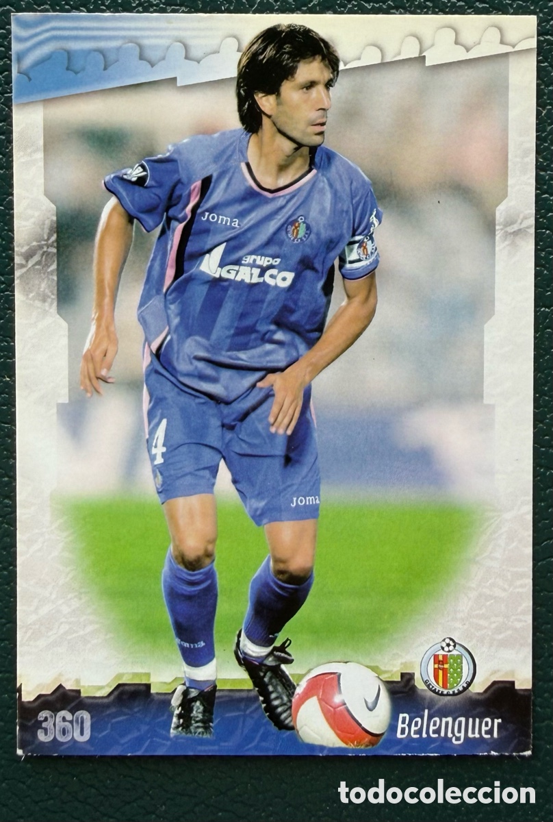 Football Stickers: 360 BELENGUER GETAFE CF FICHAS ALBUM MUNDICROMO 2008 2009 08 09
