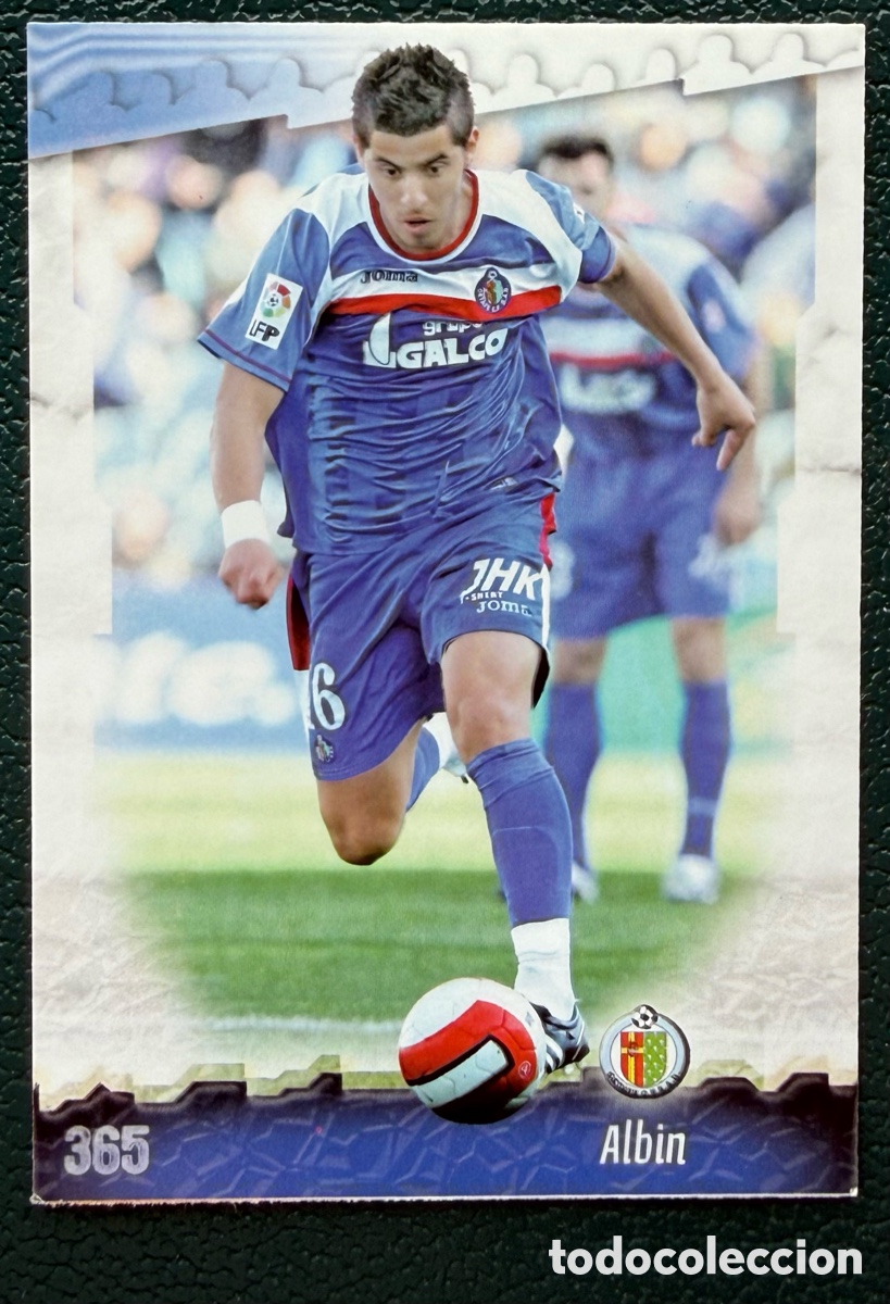 Football Stickers: 365 ALBIN GETAFE CF FICHAS ALBUM MUNDICROMO 2008 2009 08 09