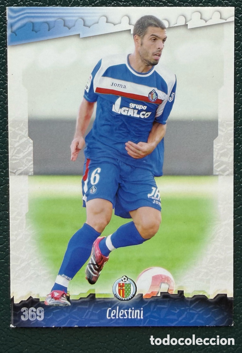 Football Stickers: 369 CELESTINI GETAFE CF FICHAS ALBUM MUNDICROMO 2008 2009 08 09
