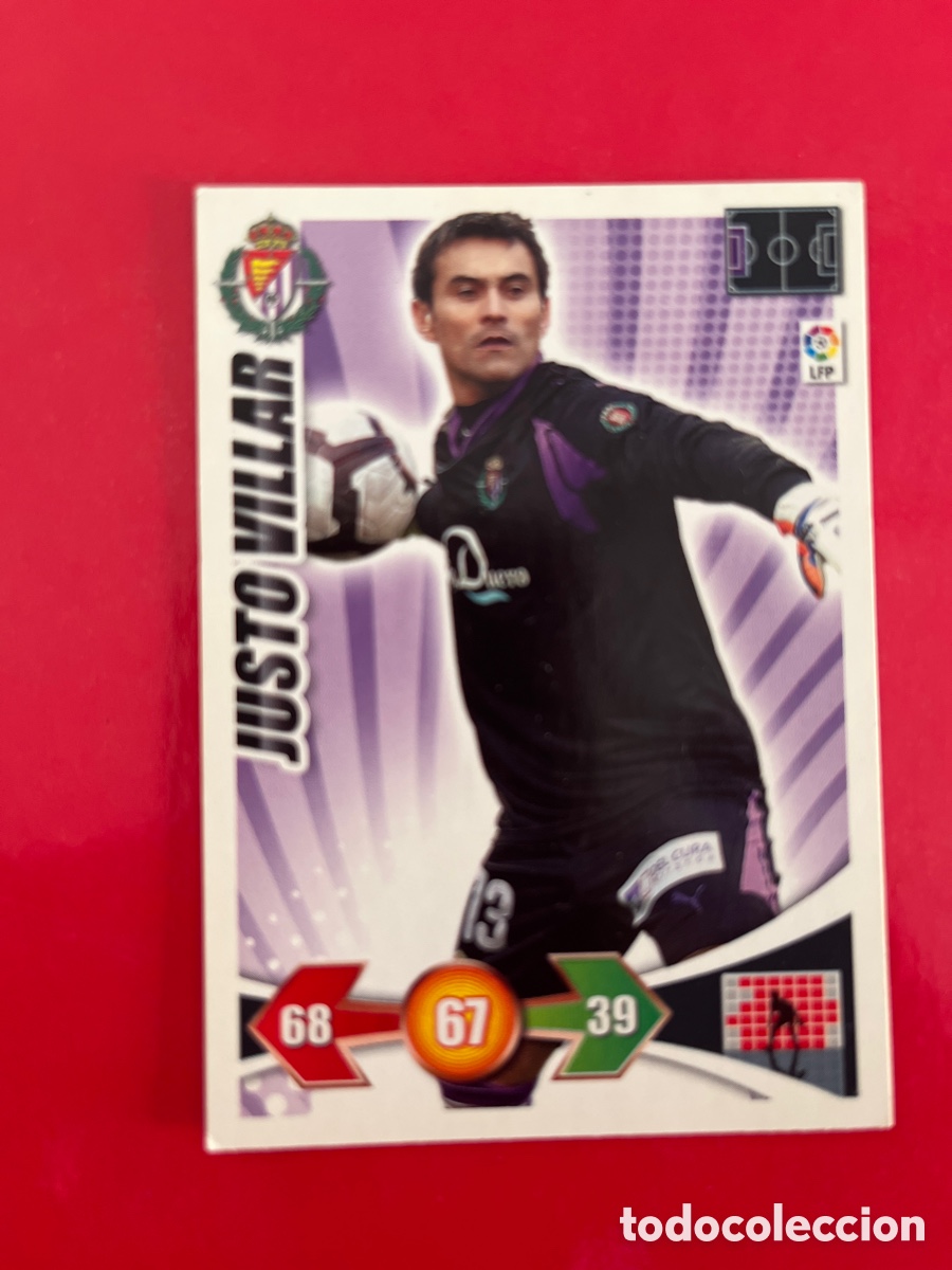 Cartes &agrave; collectionner de Football: JUSTO VILLAR 289 REAL VALLADOLID ADRENALYN 2009 2010 PANINI XL 09 10 CARTA CROMO FUTBOL