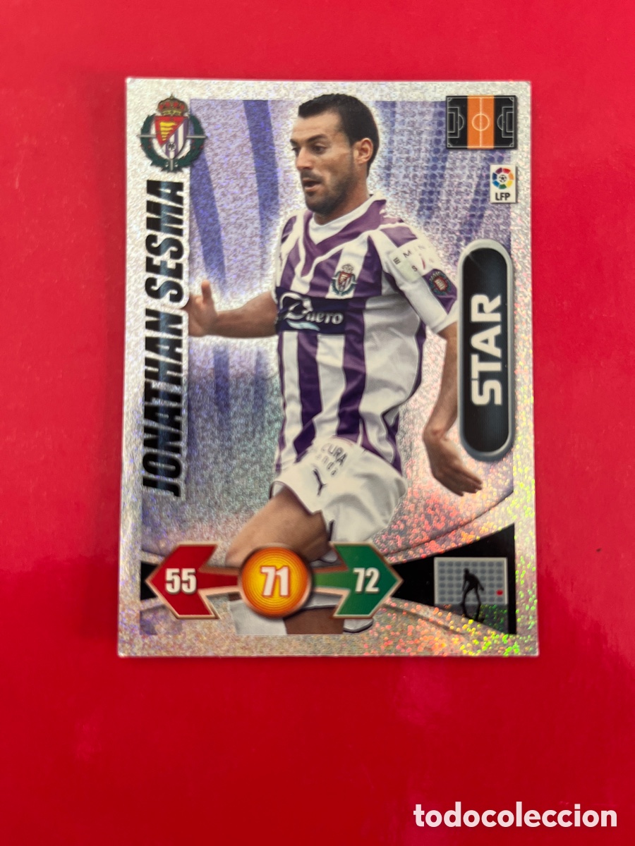 Cartes &agrave; collectionner de Football: JONATHAN SESMA STAR 301 REAL VALLADOLID ADRENALYN 2009 2010 PANINI XL 09 10 CARTA CROMO FUTBOL