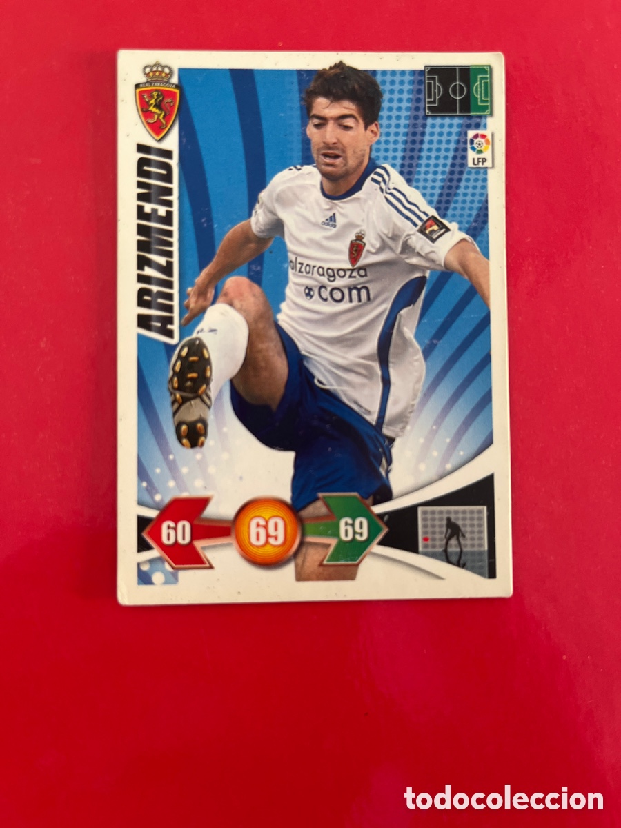Cromos de F&uacute;tbol: ARIZMENDI 360 REAL ZARAGOZA ADRENALYN 2009 2010 PANINI XL 09 10 CARTA CROMO FUTBOL