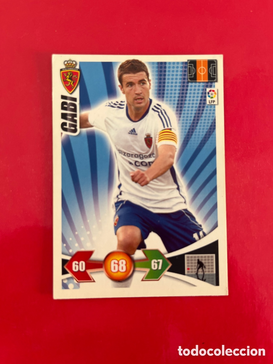 Cromos de F&uacute;tbol: GABI MEDIO 351 REAL ZARAGOZA ADRENALYN 2009 2010 PANINI XL 09 10 CARTA CROMO FUTBOL