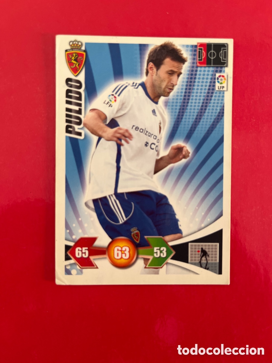 Figurine di Calcio: PULIDO 345 REAL ZARAGOZA ADRENALYN 2009 2010 PANINI XL 09 10 CARTA CROMO FUTBOL