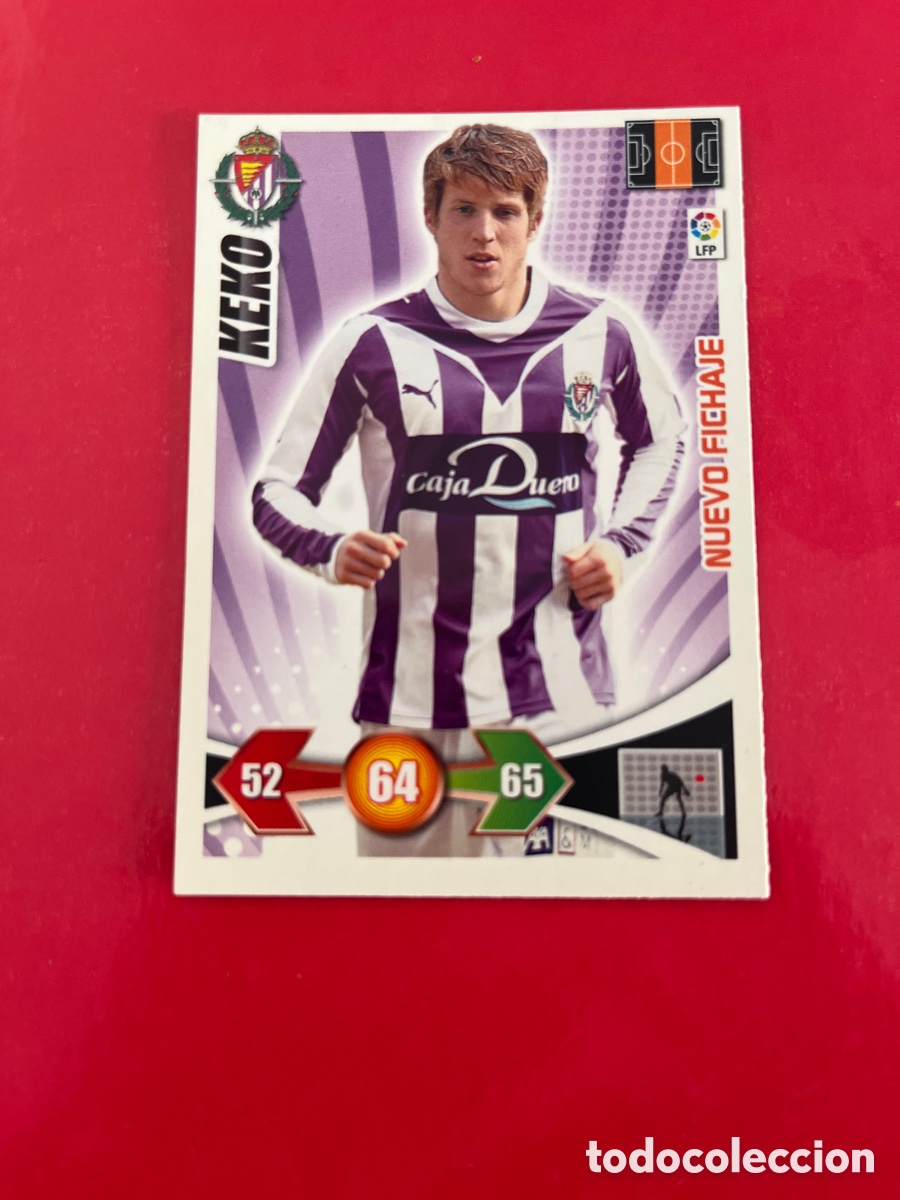 Figurine di Calcio: KEKO REAL VALLADOLID 450 NUEVO FICHAJE ADRENALYN 2009 2010 PANINI XL 09 10 CARTA CROMO FUTBOL