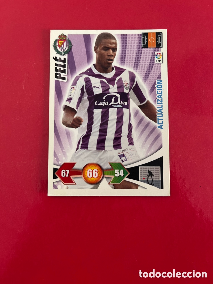 Figurine di Calcio: PELE REAL VALLADOLID 437 ACTUALIZACION ADRENALYN 2009 2010 PANINI XL 09 10 CARTA CROMO FUTBOL