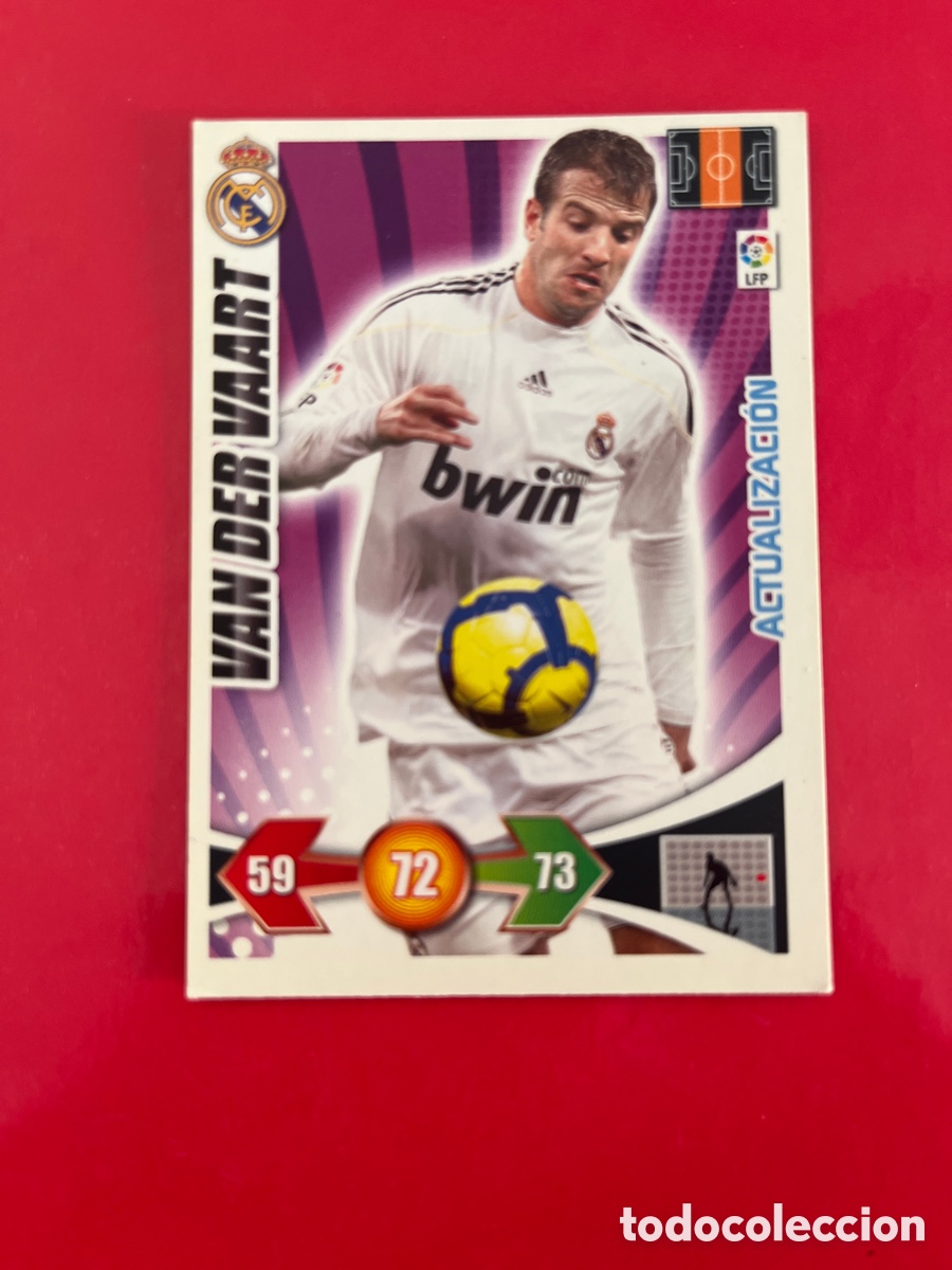 Cromos de F&uacute;tbol: VAN DER VAART REAL MADRID 433 ACTUALIZACION ADRENALYN 2009 2010 PANINI XL 09 10 CROMO FUTBOL