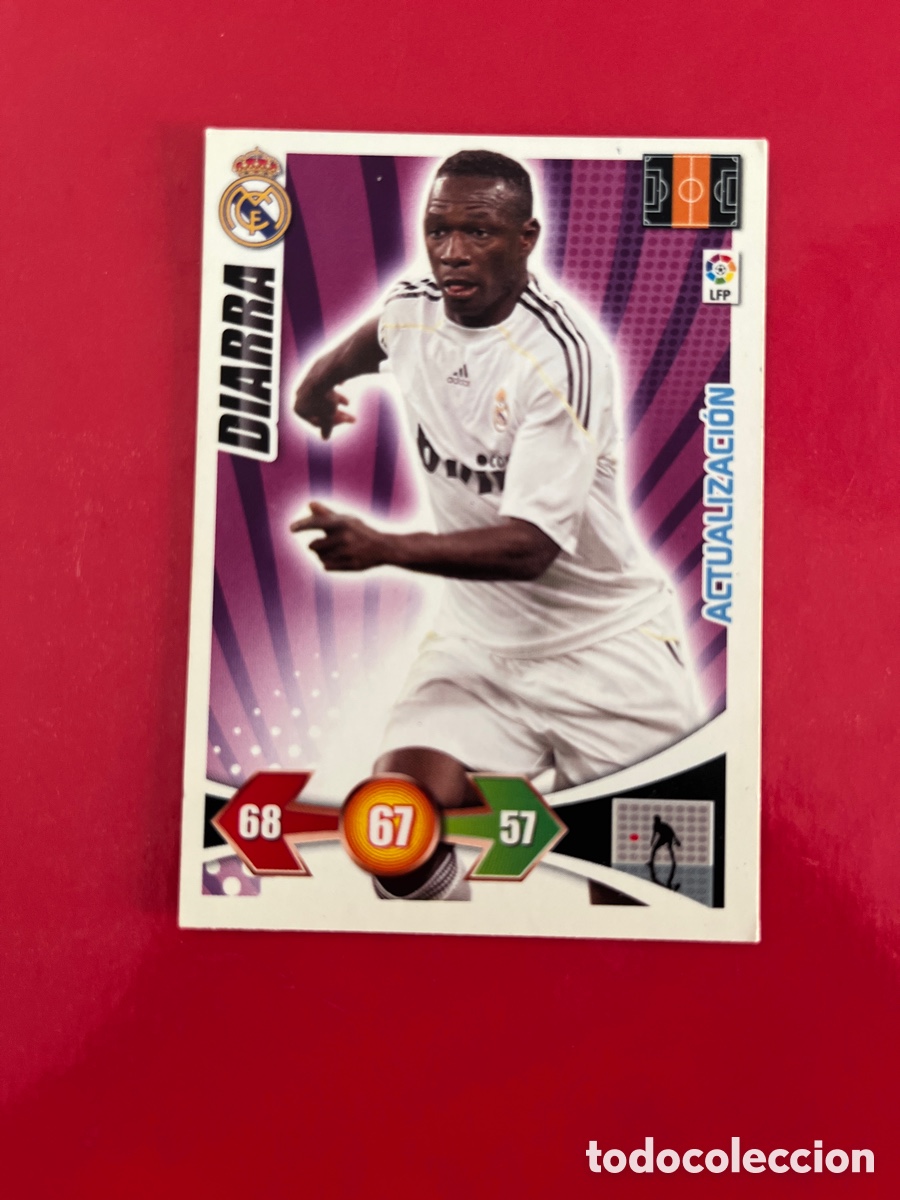 Cromos de F&uacute;tbol: DIARRA REAL MADRID 432 ACTUALIZACION ADRENALYN 2009 2010 PANINI XL 09 10 CROMO FUTBOL