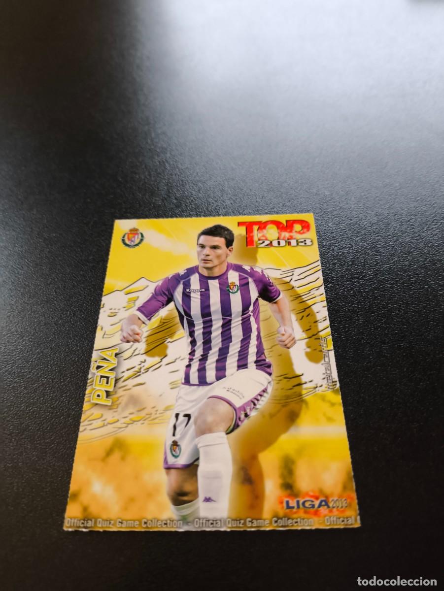 Fu&szlig;ball-Sticker: 585 PE&Ntilde;A VALLADOLID TOP DORADO MATE MUNDICROMO LIGA 2012 2013 12 13 NO PANINI ESTE