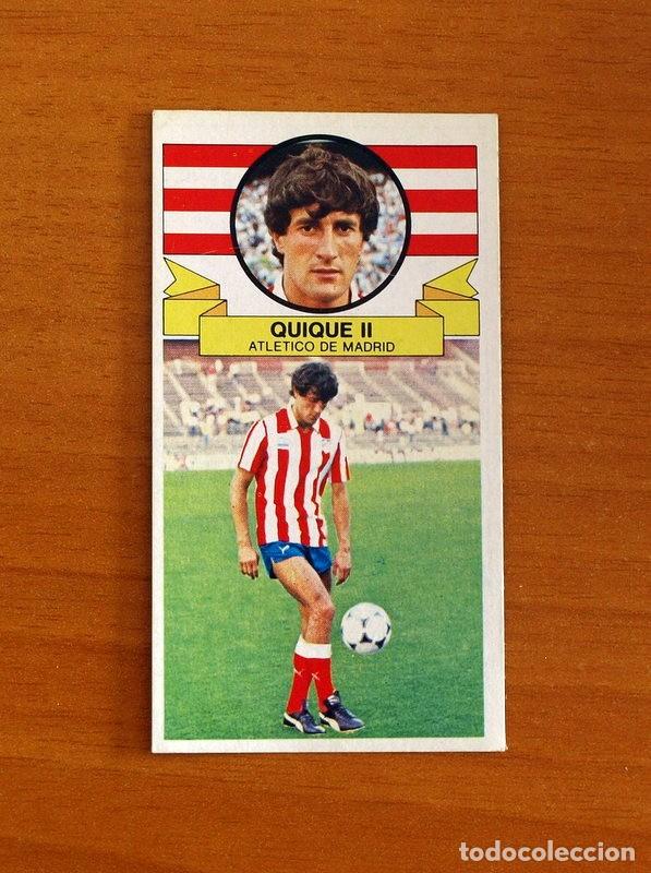 Fu&szlig;ball-Sticker: Atl&eacute;tico de Madrid - Quique II - Fichaje n&ordm; 18 - Ediciones Este Liga 1985-1986, 85-86 - Nunca Pegado