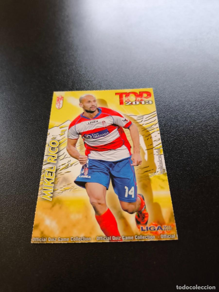 Fu&szlig;ball-Sticker: 593 MIKEL RICO GRANADA TOP DORADO MATE MUNDICROMO LIGA 2012 2013 12 13 NO PANINI ESTE