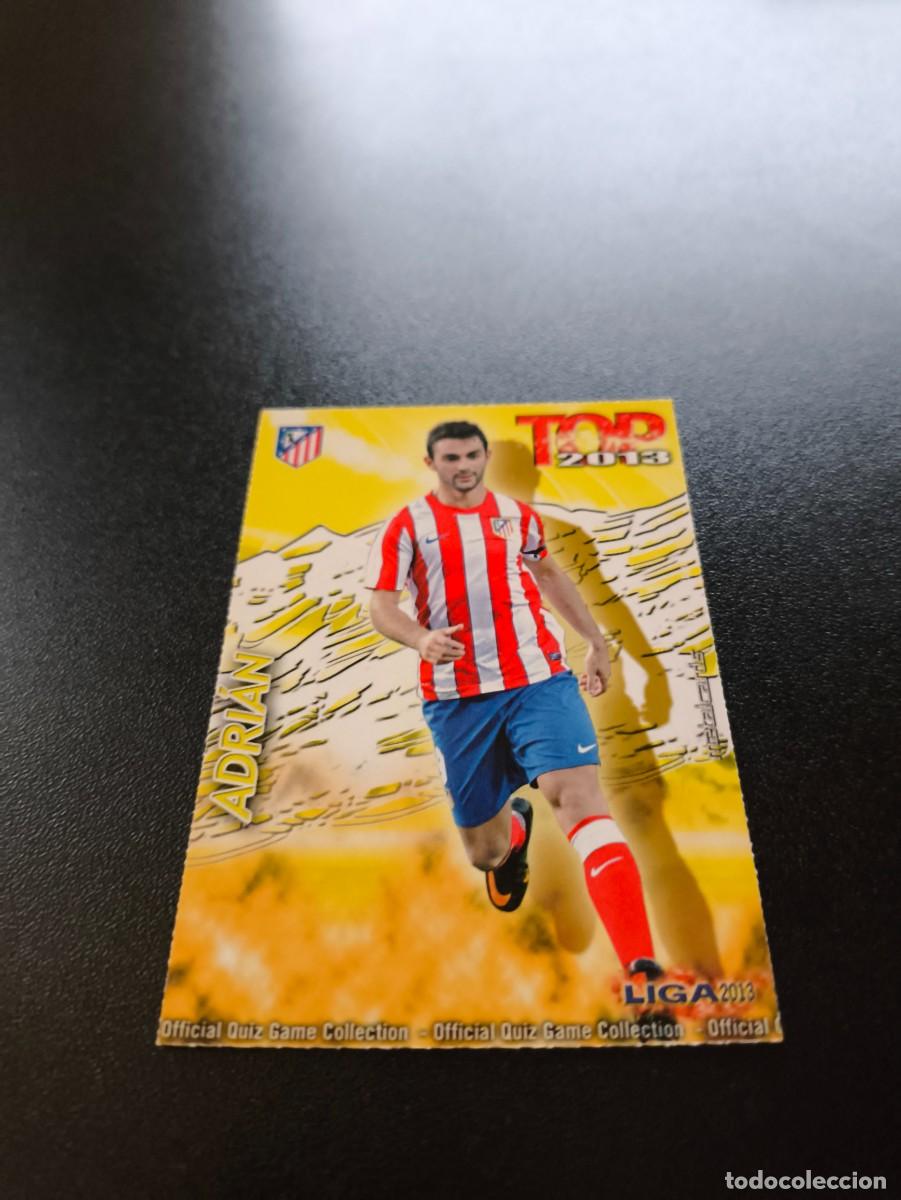 Cromos de F&uacute;tbol: 597 ADRIAN ATLETICO DE MADRID TOP DORADO MATE MUNDICROMO LIGA 2012 2013 12 13 NO PANINI ESTE