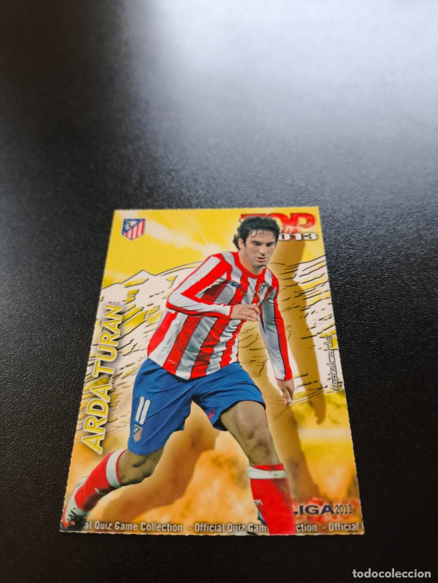Cromos de F&uacute;tbol: 607 ARDA TURAN ATLETICO DE MADRID TOP DORADO MATE MUNDICROMO LIGA 2012 2013 12 13 NO PANINI ESTE