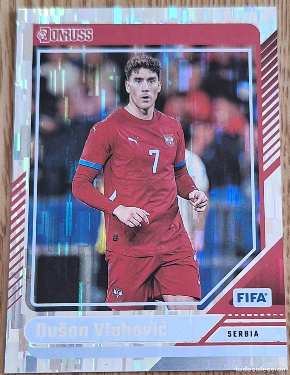 Football Stickers: Dusan Vlahovic Serbia Panini Donruss Soccer Silver