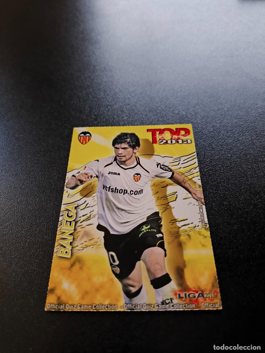 Fu&szlig;ball-Sticker: 615 BANEGA VALENCIA TOP DORADO MATE MUNDICROMO LIGA 2012 2013 12 13 NO PANINI ESTE