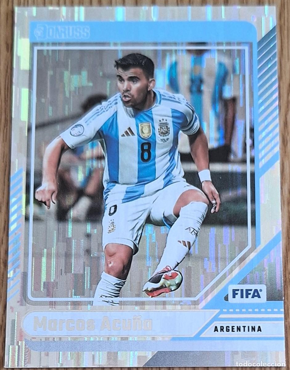 Fu&szlig;ball-Sticker: Marcos Acu&ntilde;a Argentina Panini Donruss Soccer Silver