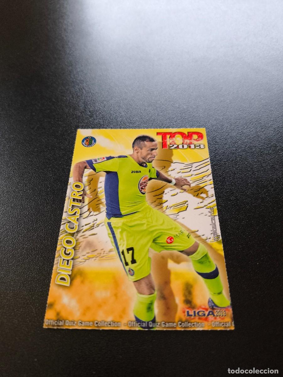 Football Stickers: 619 DIEGO CASTRO GETAFE TOP DORADO MATE MUNDICROMO LIGA 2012 2013 12 13 NO PANINI ESTE