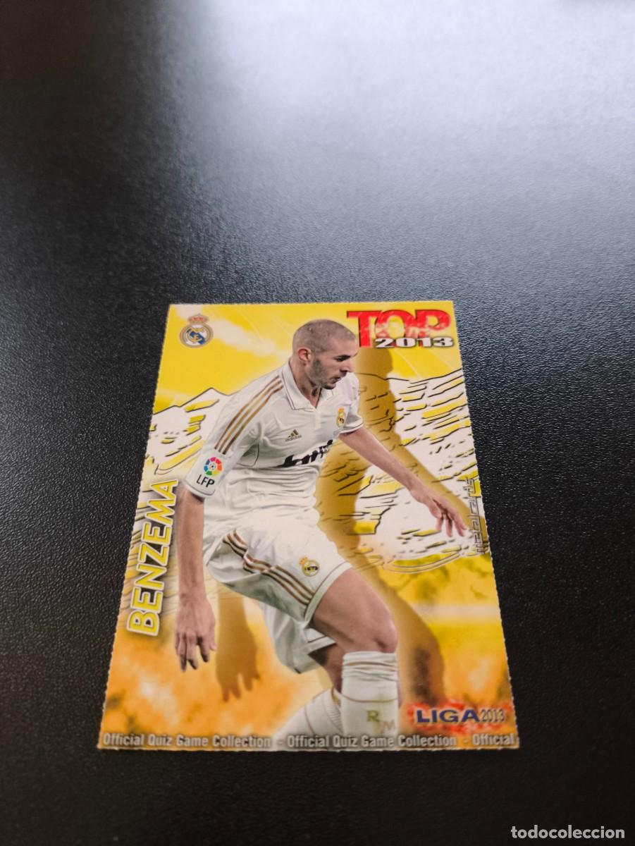 Cromos de F&uacute;tbol: 622 BENZEMA REAL MADRID TOP DORADO MATE MUNDICROMO LIGA 2012 2013 12 13 NO PANINI ESTE