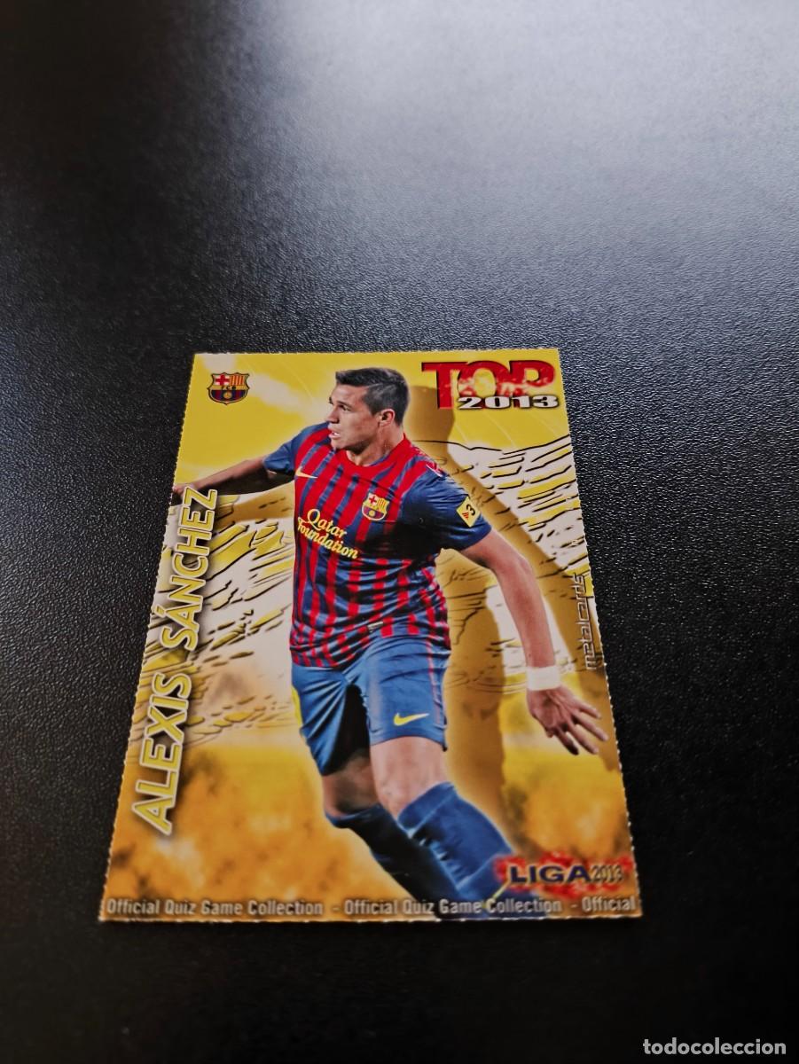 Cromos de F&uacute;tbol: 623 ALEXIS SANCHEZ BARCELONA TOP DORADO MATE MUNDICROMO LIGA 2012 2013 12 13 NO PANINI ESTE