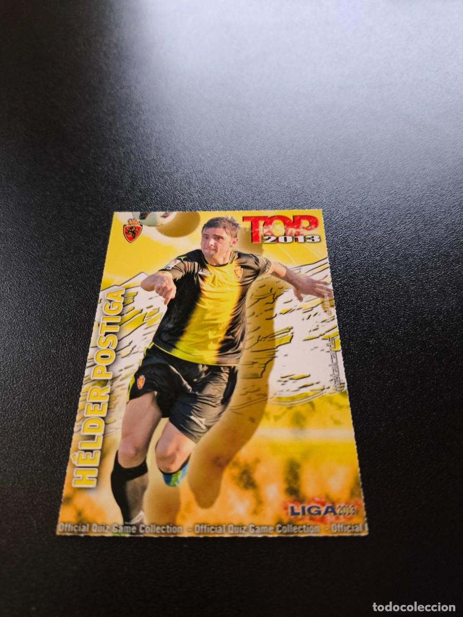 Cromos de F&uacute;tbol: 635 HELDER POSTIGA ZARAGOZA TOP DORADO MATE MUNDICROMO LIGA 2012 2013 12 13 NO PANINI ESTE