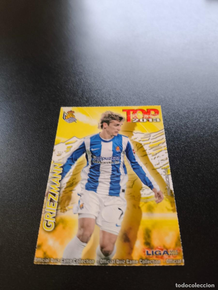 Cromos de F&uacute;tbol: 637 GRIEZMANN REAL SOCIEDAD TOP DORADO MATE MUNDICROMO LIGA 2012 2013 12 13 NO PANINI ESTE
