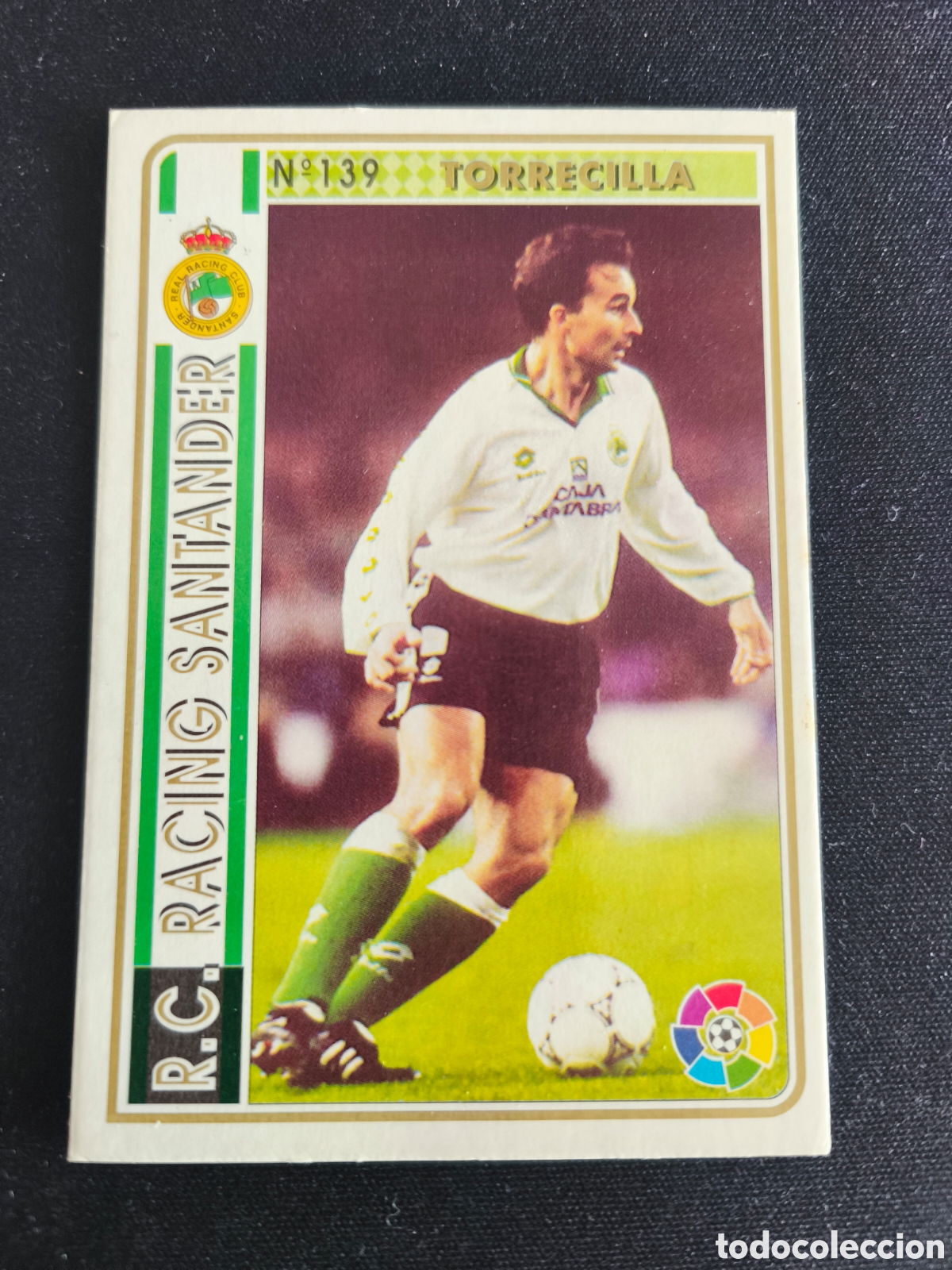 Cromos de F&uacute;tbol: 139 Torrecilla Racing Santander LAS FICHAS DE LA LIGA MUNDICROMO 1994 1995 94 95