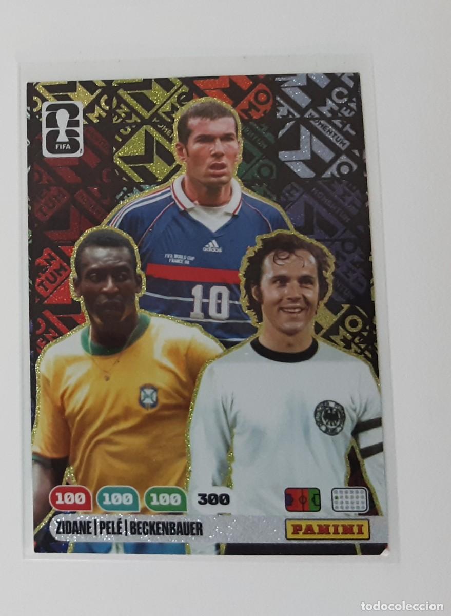 Fu&szlig;ball-Sticker: Adrenalyn fifa world cup 2026 momentum zidane pele Beckenbauer