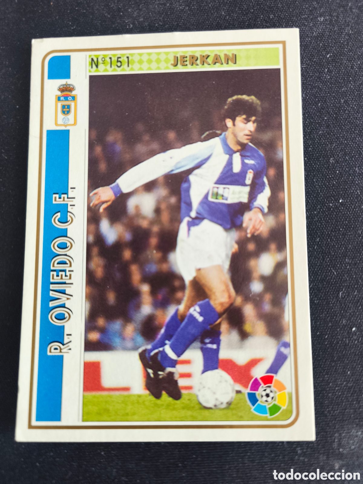 Fu&szlig;ball-Sticker: 151 Jerkan Oviedo LAS FICHAS DE LA LIGA MUNDICROMO 1994 1995 94 95